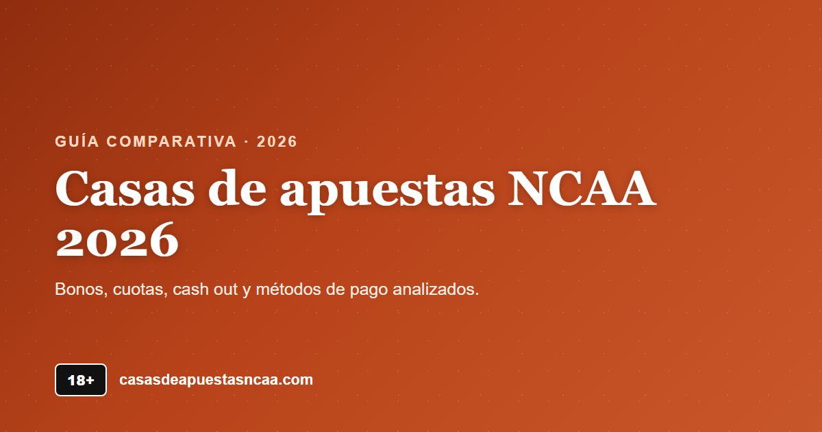 Casas de apuestas NCAA